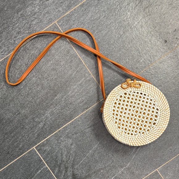 Anthropologie Handbags - Anthropologie Rattan Purse